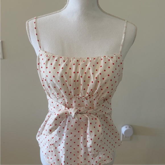Anthropolgie Maeve Sophia Polka Dot Cami Top - Picture 5 of 10